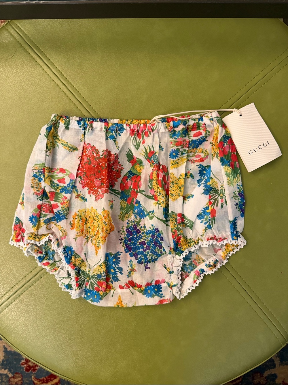 NWT Gucci Floral Baby Bloomers - Multicolor Size 24m/2T